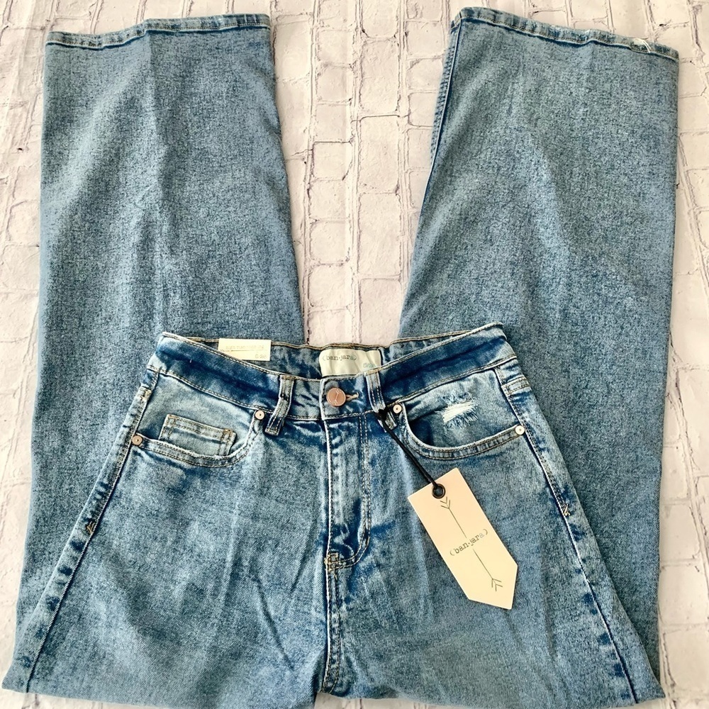 HIGH Rise Distressed Wide Leg Jeans - Picture 2 of 11